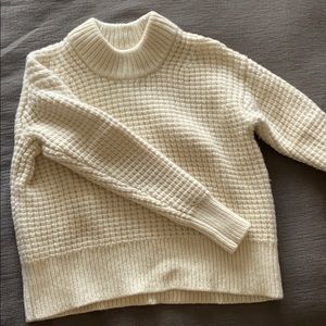 Everlane Waffle Sweater Sz S
